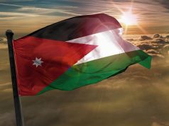 العلم الاردني