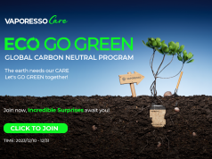 انطلاق البرنامج البيئي الجديد 2023 VAPORESSO CARE ECO GO GREEN