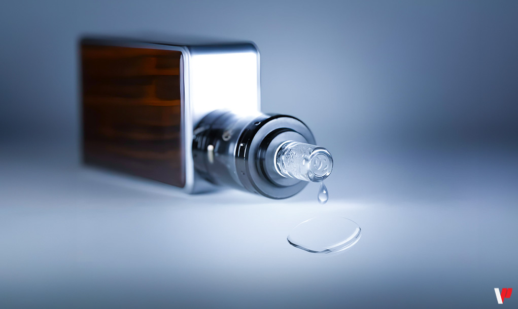 صعود السائل الإلكتروني إلى المبسم - Drip tip