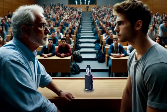 أستاذ في جامعة المنوفية يصفع طالب يحمل سيجارة إلكترونية