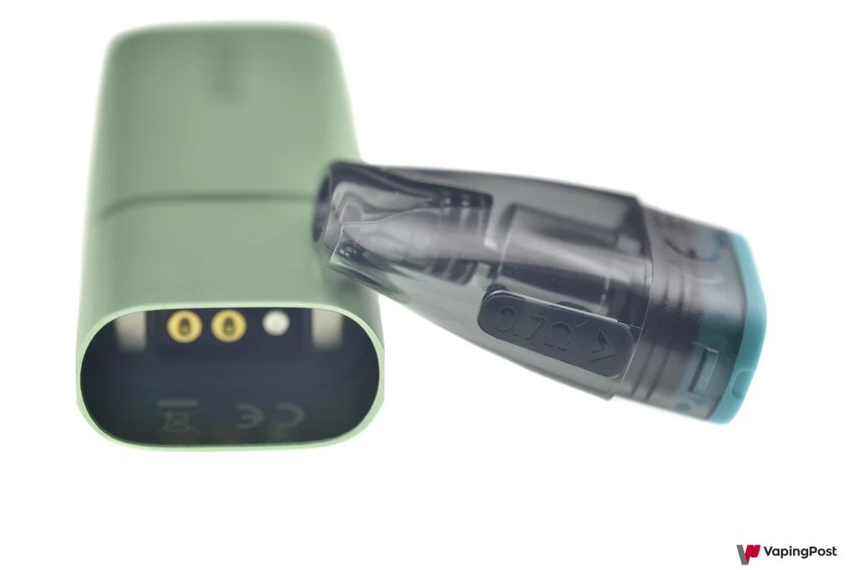 يتم توفير خرطوشة ذات نظام مغلق بسعة 3 مل مع بود Argus G3 Mini