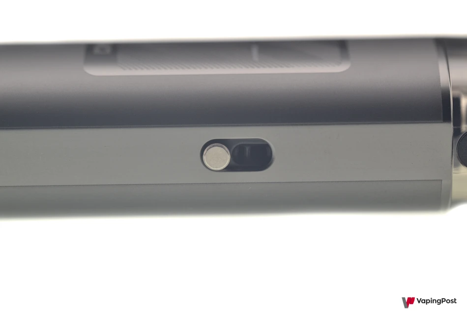 على أحد جانبي بود Vinci S، يوجد زر مخصص لضبط تدفق الهواء