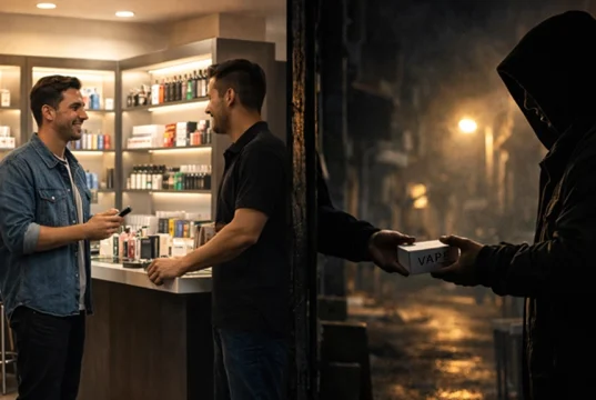 حظر منتجات النيكوتين والسوق السوداء