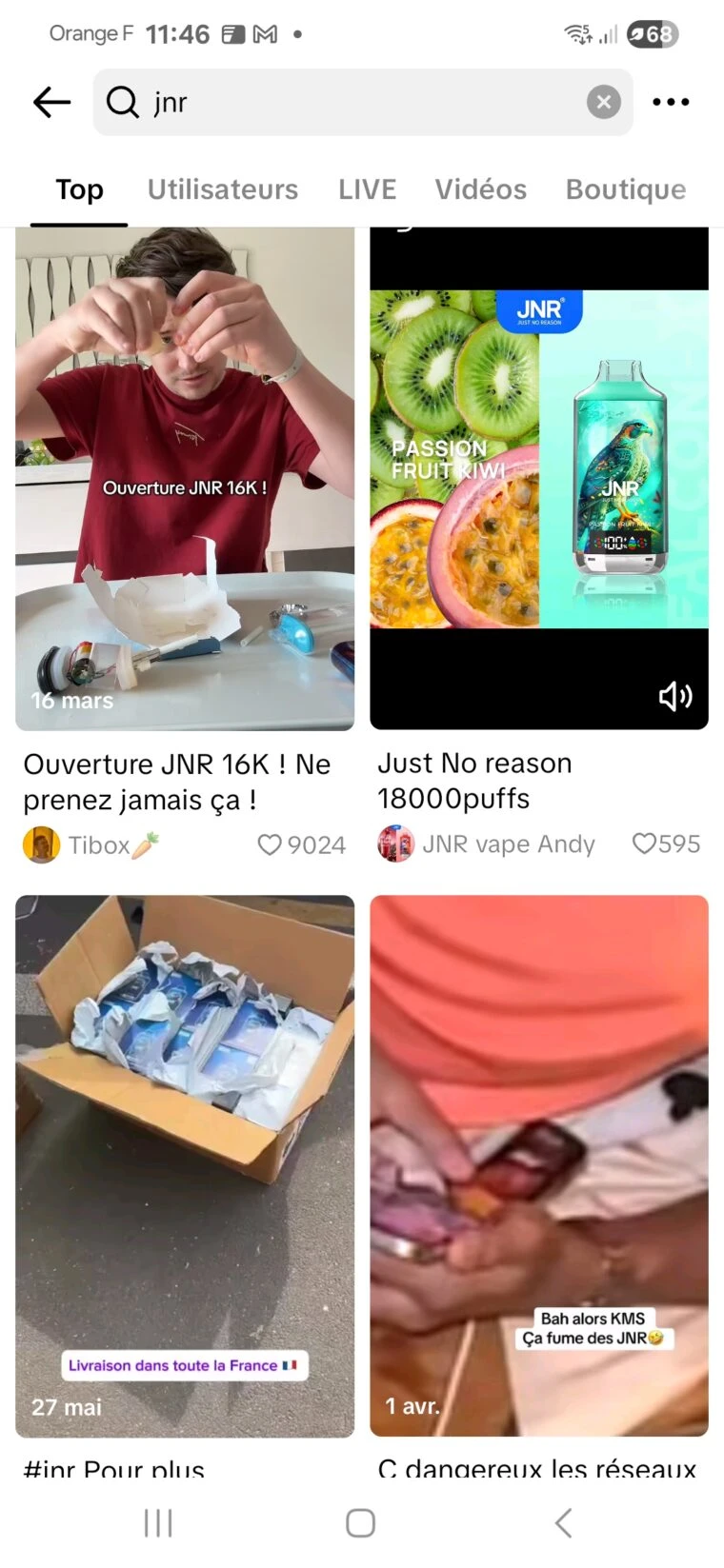 على وسائل التواصل الاجتماعي، تجذب اجهزة JNR جمهورًا كبيرًا، وغالبًا ما يكون من الشباب.