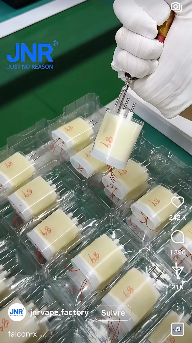 عملية تصنيع اجهزة JNR.