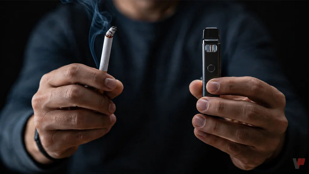 vaping-harm-reduction الفيب : عندما يختفي الاحتراق تنخفض السموم