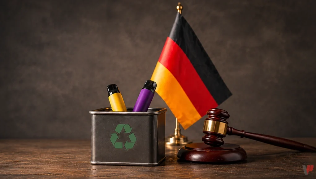 germany-disposable-vape-recycling السجائر الإلكترونية ذات الاستخدام الواحد