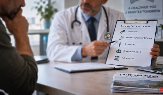 تقديم السجائر الإلكترونية كأحد خيارات الإقلاع عن التدخين